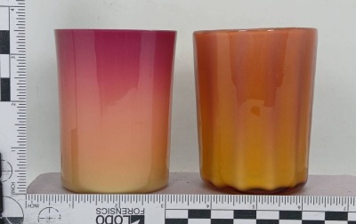 (2) Art Glass Tumblers - 5