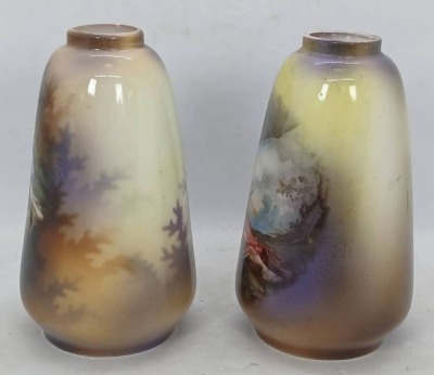 (2) RS Prussia-style Scenic Vases - 2