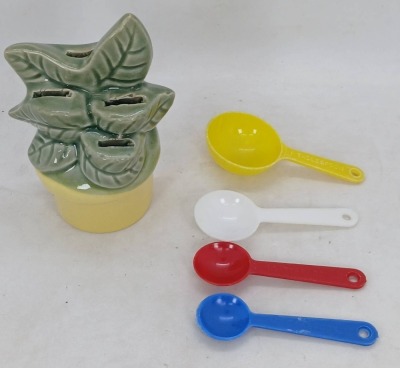 Cardinal China Ceramic Measuring Spoons Set - 7