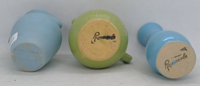 (3) Rosemeade Pottery Pieces - 5