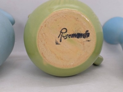 (3) Rosemeade Pottery Pieces - 7