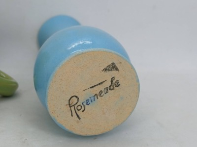(3) Rosemeade Pottery Pieces - 8