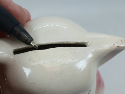 (2) Shawnee Pottery pig banks - 11