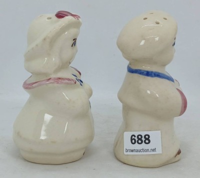 Ceramic Sailor Boy and Girl Salt and Pepper Shakers - 4