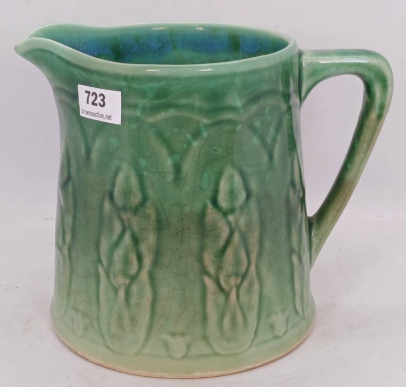 McCoy Pottery Green Asparagus Pitcher