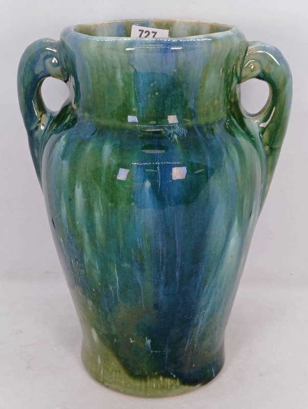 Brush McCoy Onyx green and blue Vase