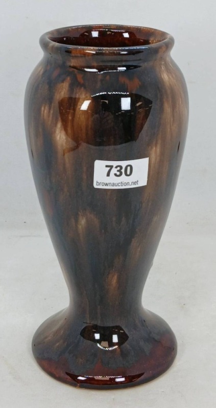 Brown Glazed Pottery Vase