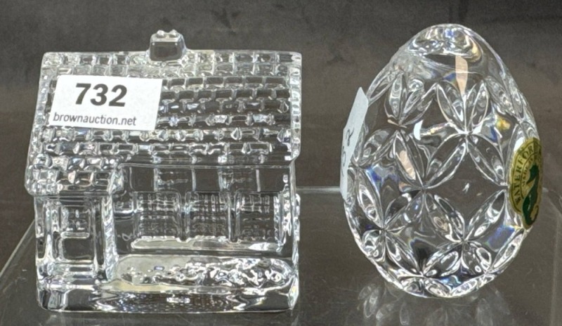 Waterford Crystal Figurines &euro;&ldquo; House and Egg