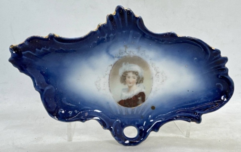 Porcelain Trinket Tray with Portrait Design