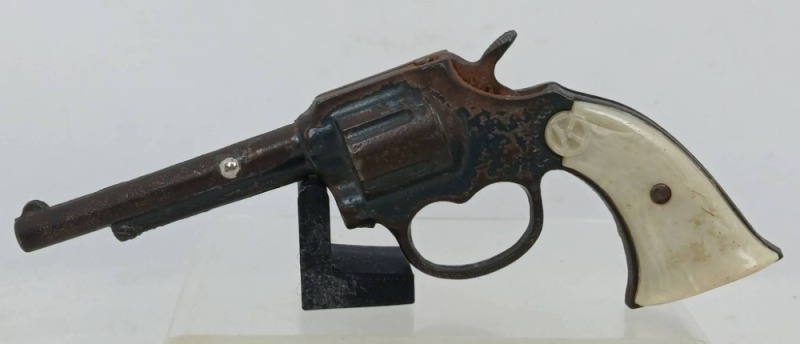 Metal Toy Revolver with Missing Trigger