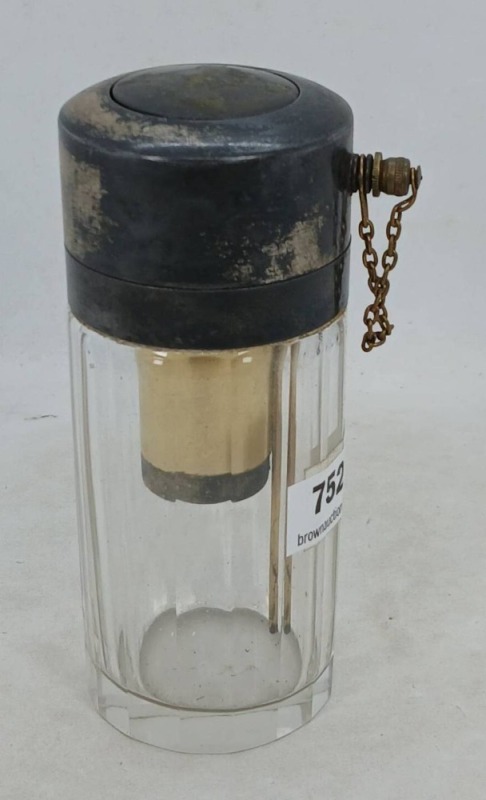 Glass and Metal Perfume Atomizer