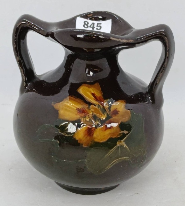 Rozane Ware Two-Handled Vase