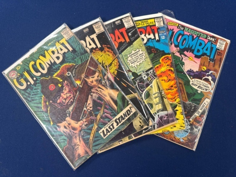 5 G.I. Combat Comics by DC