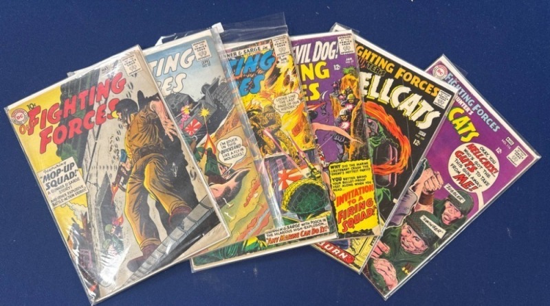 (6) DC Comics 'Our Fighting Forces' Issues