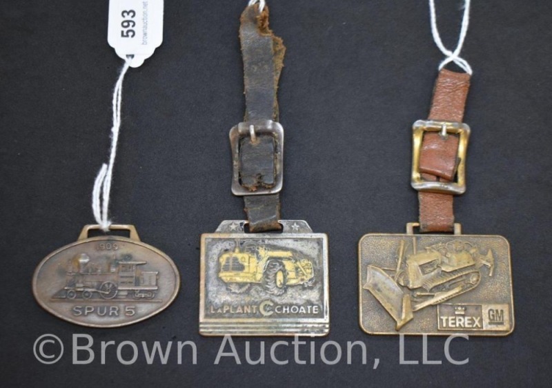 (3) Advertising watch fobs: