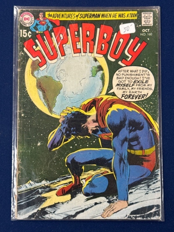 Superboy Comic Issue No. 160, October 1970