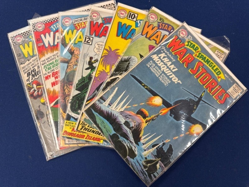 7 DC Star Spangled War Stories Comics
