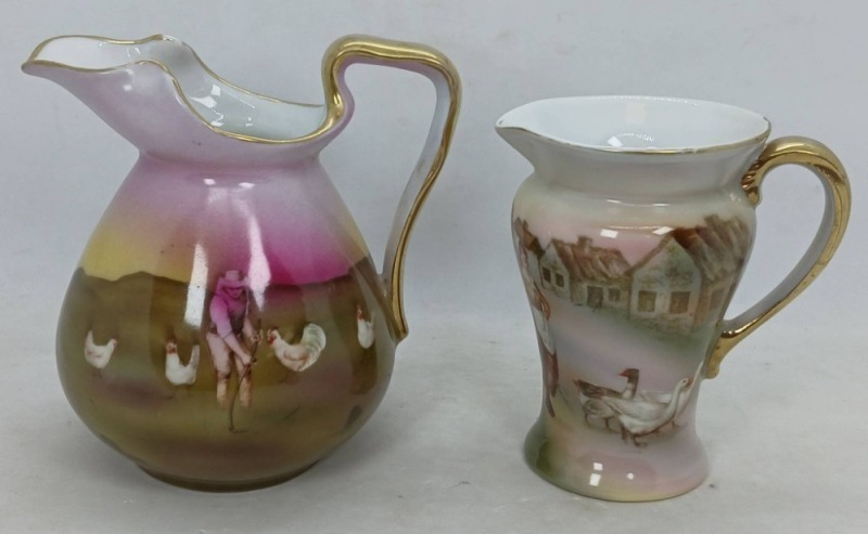 Royal Bayreuth Creamers with Scenic Designs
