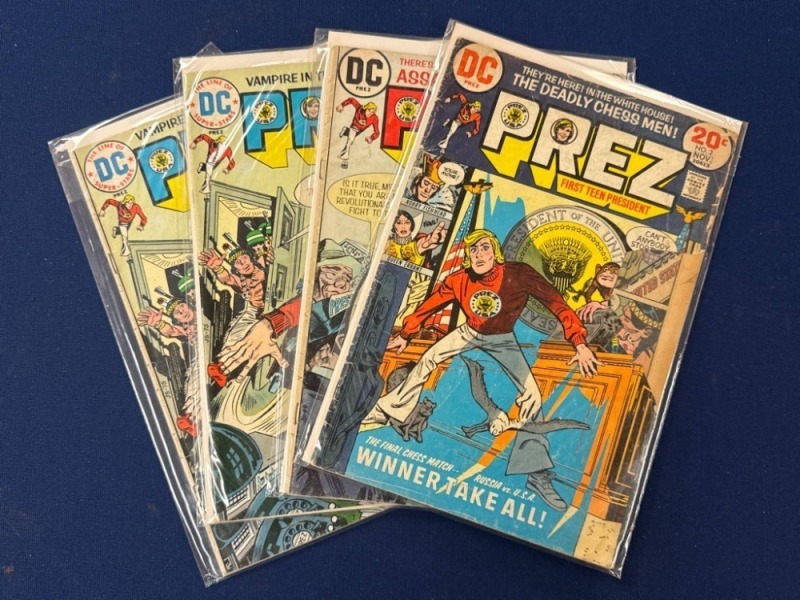 4 DC Prez Comic Books Collection