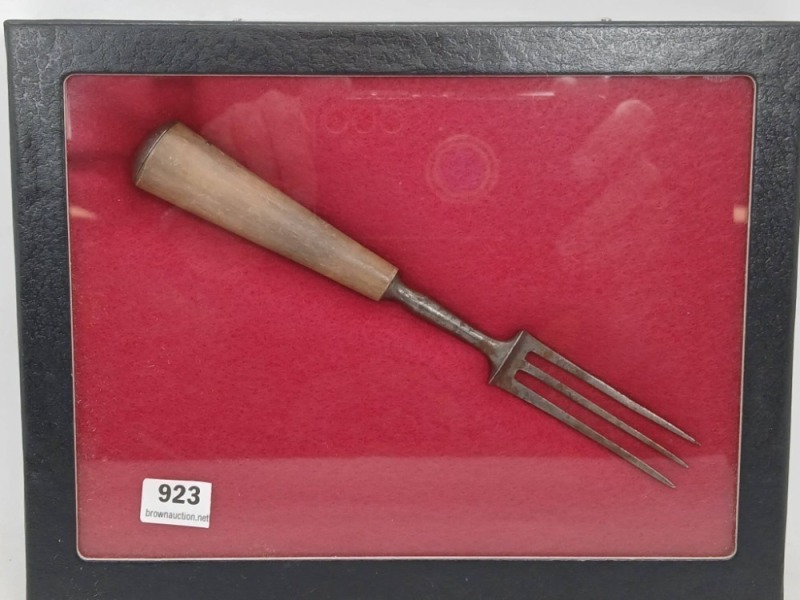 Civil War Era Wooden-Handled Meat Fork