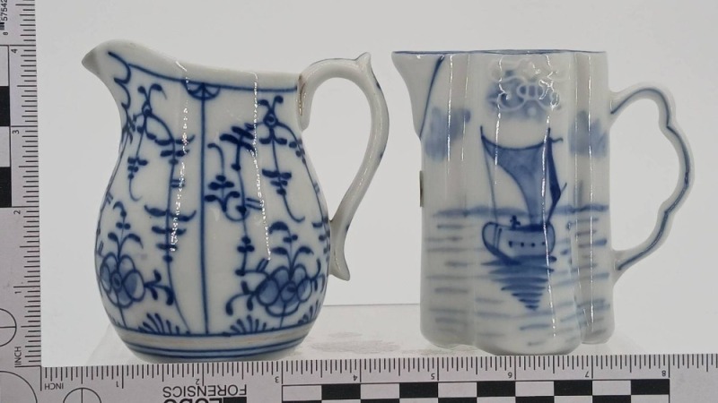 Blue Onion Porcelain Creamers