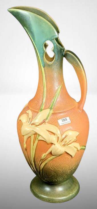 Roseville Zephyr Lily 24-15" Ewer