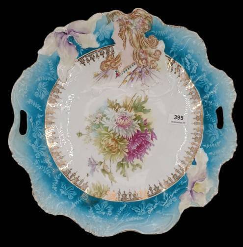 RS Prussia Hidden Image Cake Plate