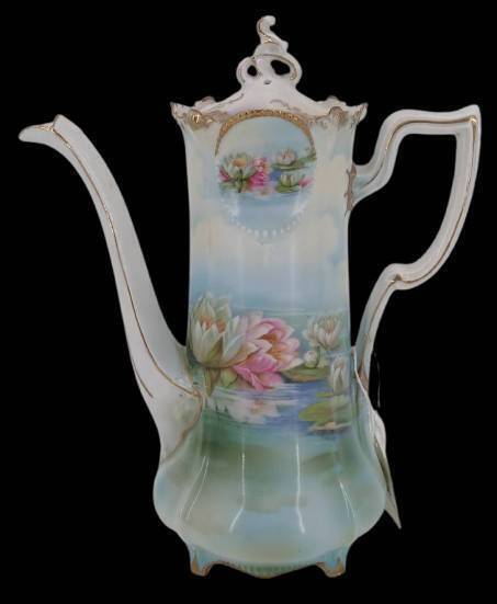 RS Prussia Medallion Mold Coffee Pot