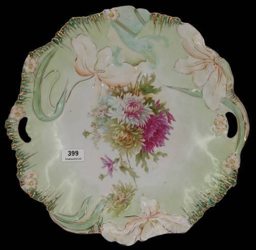 RS Prussia Hidden Image Cake Plate