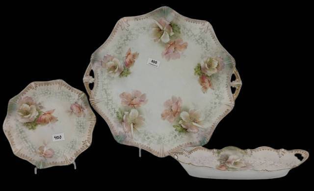 (3) RS Prussia Matching Molds and Designs pieces