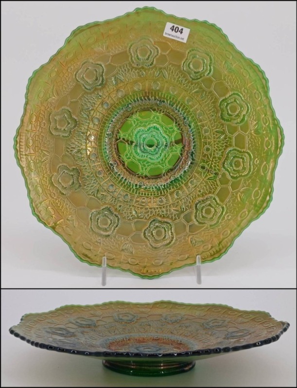Fenton Carnival Glass Captive Rose Plate