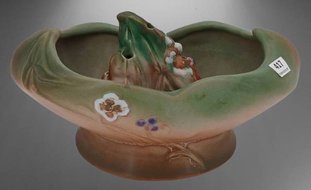 Weller Tutone Planter with Frog Insert