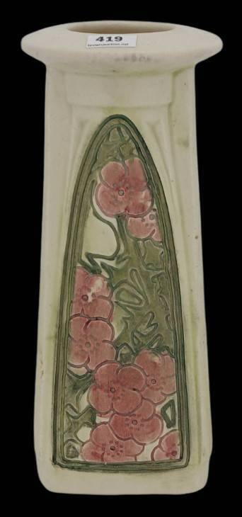 Weller Roma Triangular Paneled Vase