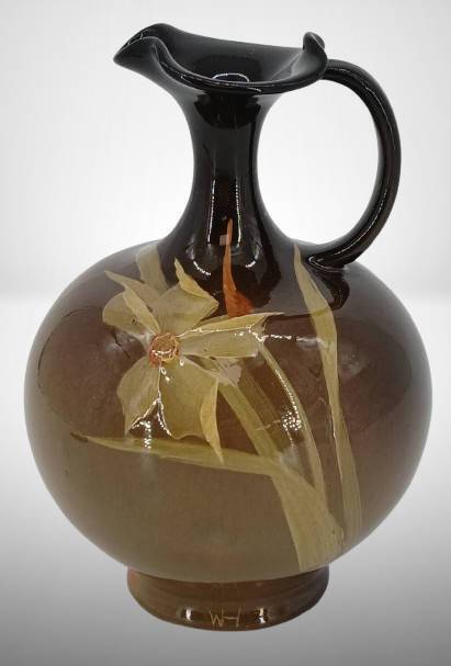 Weller Louwelsa Ewer with Floral Design
