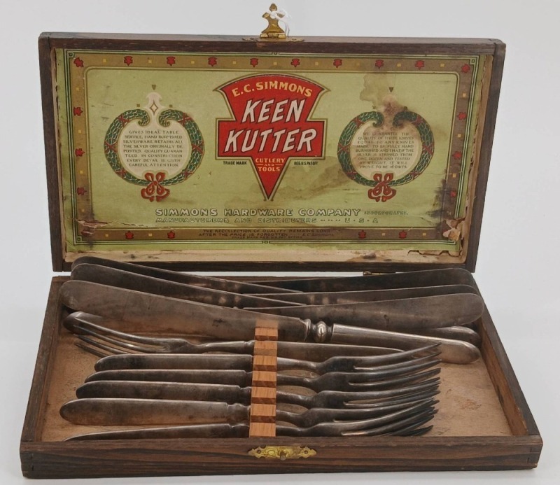 Keen Kutter Cutlery Set in Wooden Box