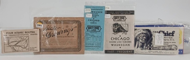 Vintage Train Travel Ephemera