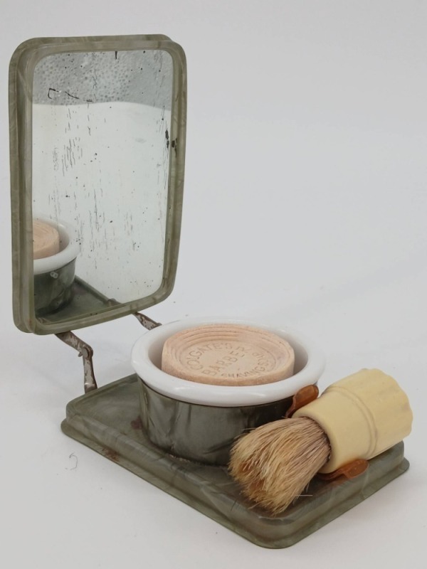Barber Shaving Kit with Brush and Soap