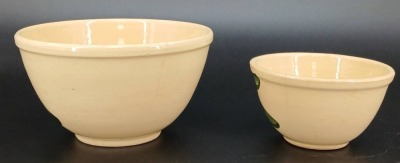 (4) Watt Pottery Mixing Bowls - 12