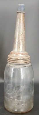 (3) Glass Oil Dispensers - 10