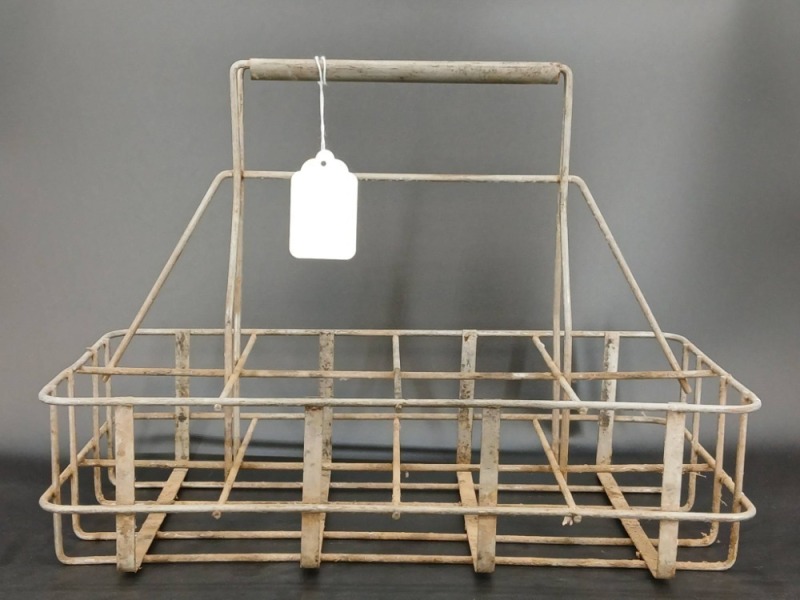 Wire Milk Bottle Carrier With Handle