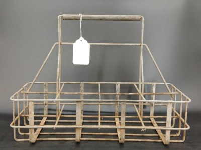 Wire Milk Bottle Carrier With Handle