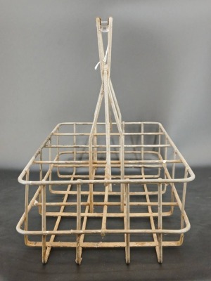 Wire Milk Bottle Carrier With Handle - 2