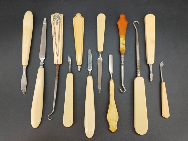 Vintage Buttonhooks and Tools