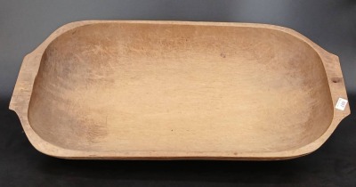 Wooden Dough Bowl - 2