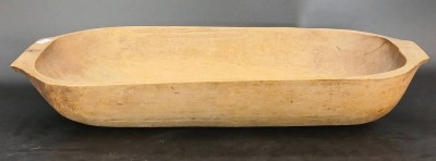 Wooden Dough Bowl - 4