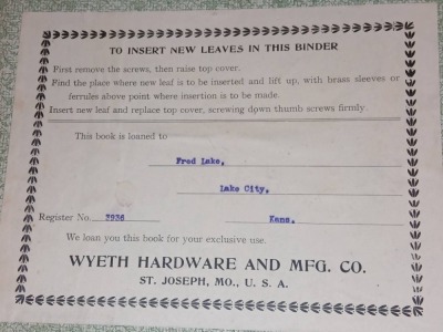 Wyeth Hardware & Mfg. Co. Catalog - 6