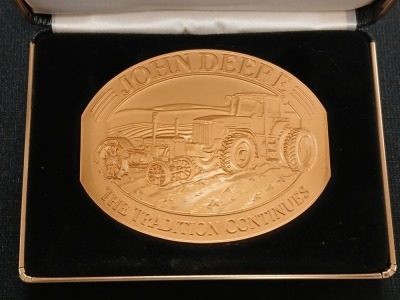 (6) John Deere LE Belt Buckles - 5