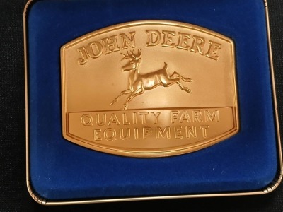 (6) John Deere LE Belt Buckles - 8