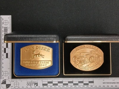(6) John Deere LE Belt Buckles - 11
