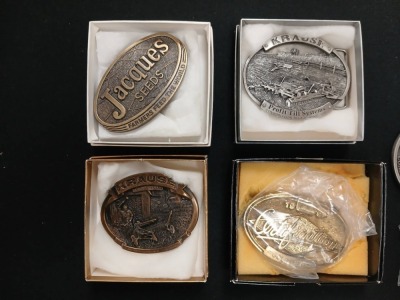 (7) Commemorative Advertising Belt Buckles - 2
